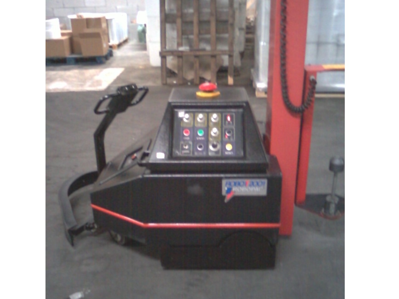 Robot 2001 rev.jpg  Avvolgipallet Robot 2001 usato revisionato Ind. materie plastiche Sarno 1 (SA)